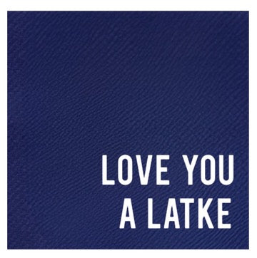 Love You a Latke Cocktail Napkins