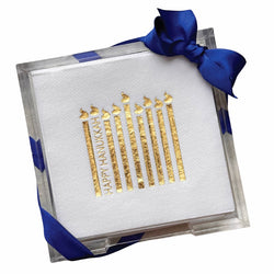 Happy Hanukkah Gold