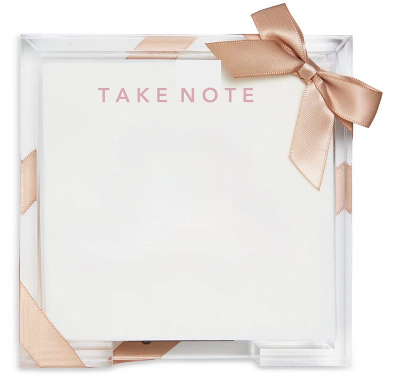 Take Note Jotter Tray--Dusty Rose