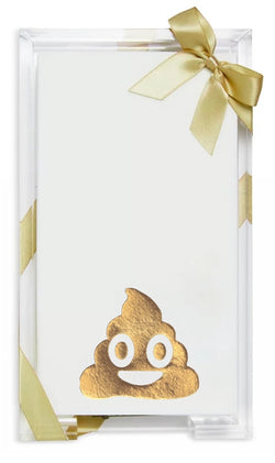 Poop Emoji Guest Towels Hostess Set