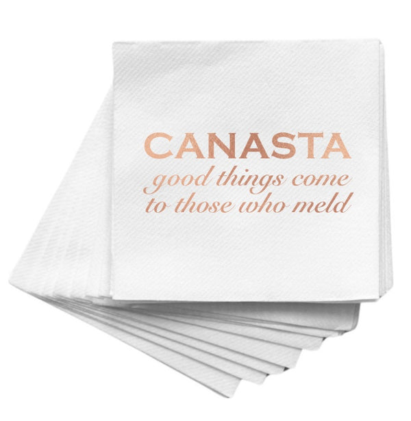 Canasta Cocktail Napkins