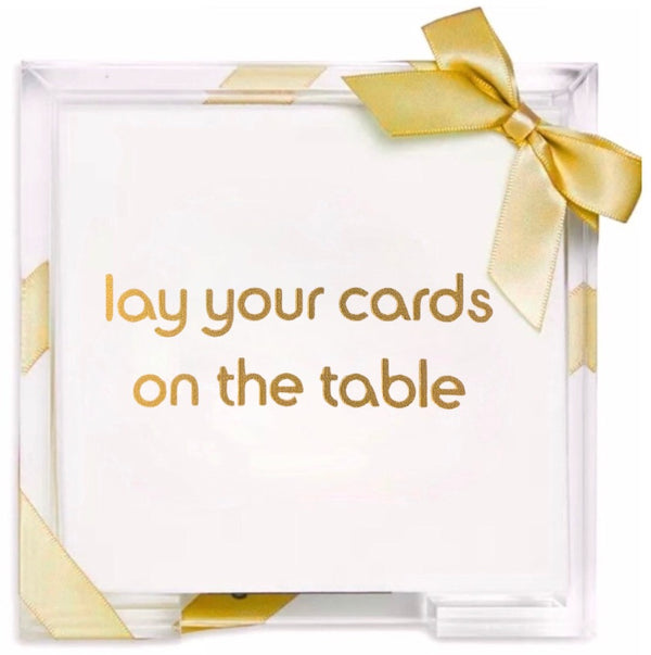 Lay Your Cards On The Table Hostess Set