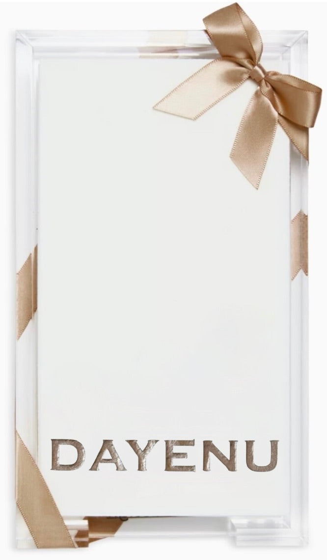 Dayenu Hostess Set