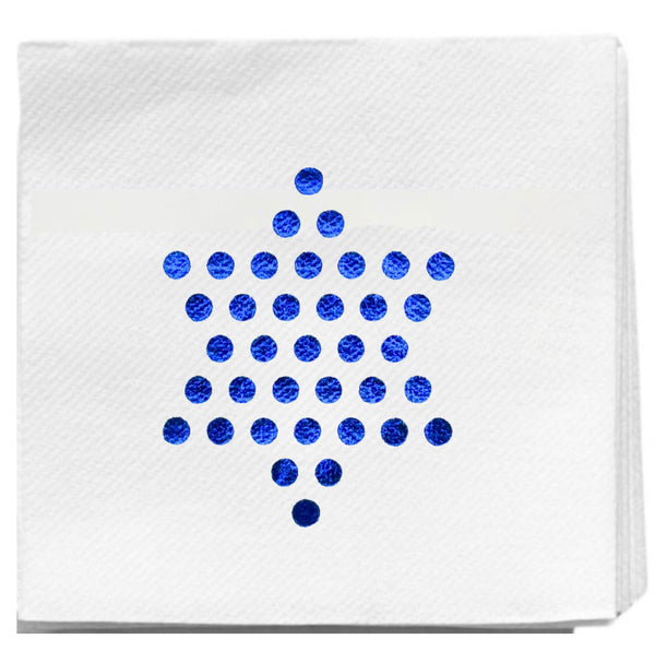 Star of David Cocktail Napkins