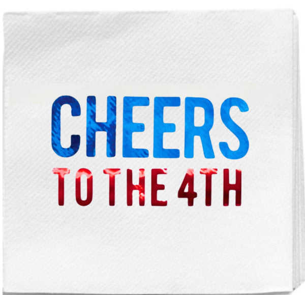 Cheers to the 4th Cocktail Napkins
