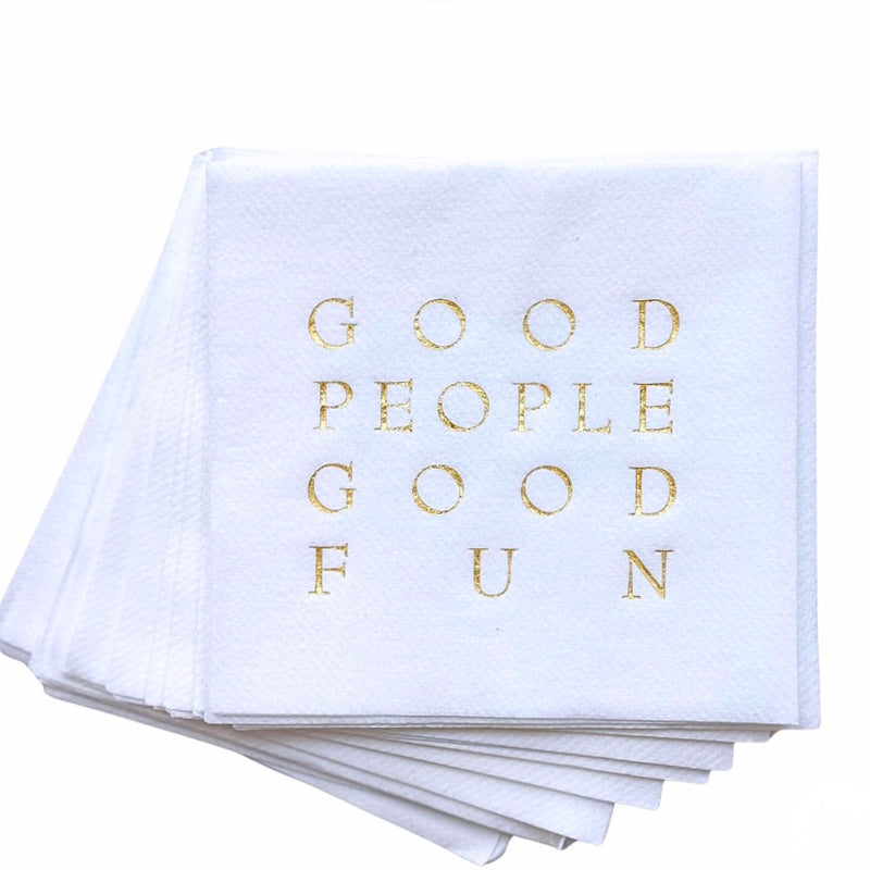 40-Count Disposable Funny Cocktail Napkins - Sarcastic Snarky Sayings For Adults, "Call Me Outdoorsy"