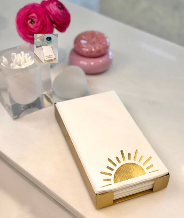 Brass Plated Sunshine Hostess Set