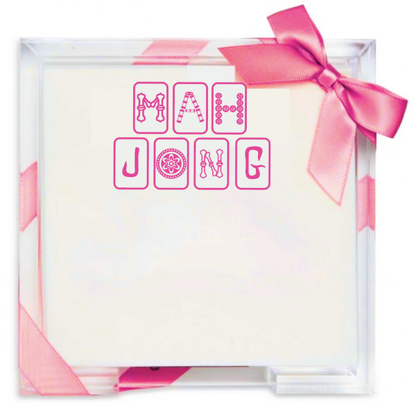 MAH JONG Jotter Tray--Hot Pink