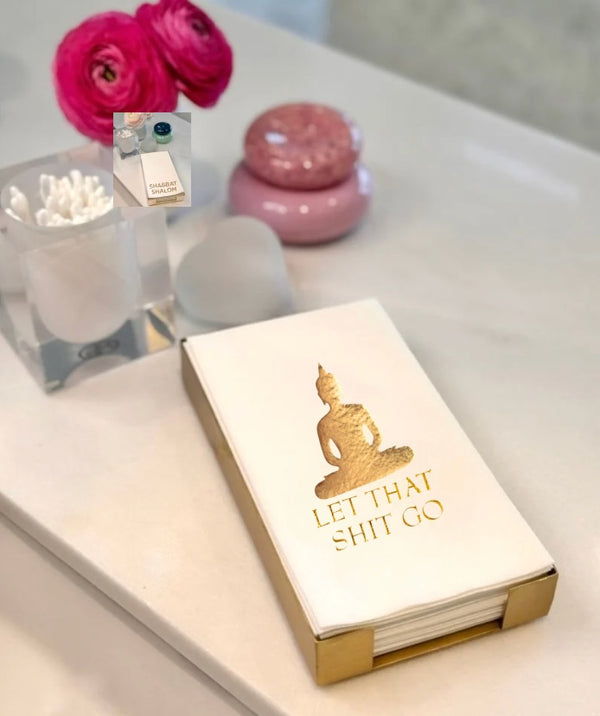 Brass Plated Let That Shit Go Hostess Set