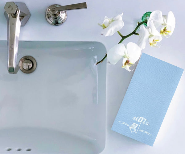 Beach Scene Guest Towel