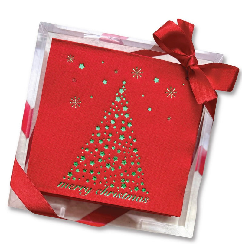 Merry Christmas Tree Hostess Set