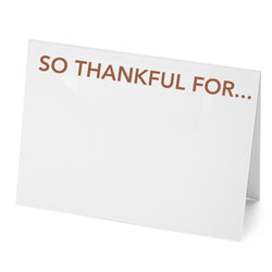 SO THANKFUL FOR YOU PLACE CARD: COPPER