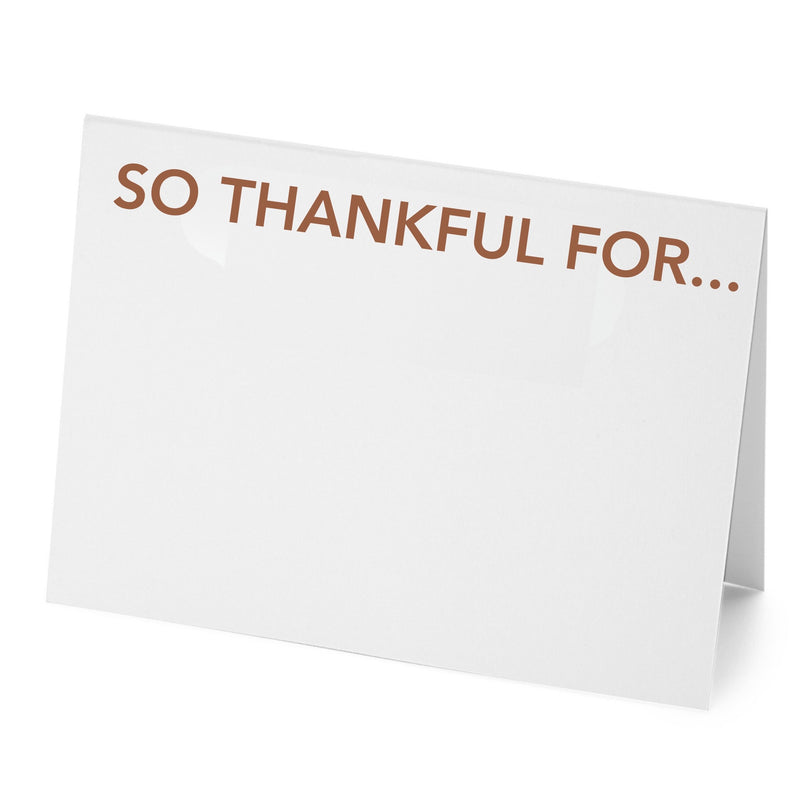 SO THANKFUL FOR YOU PLACE CARD: COPPER
