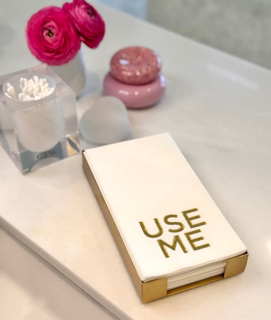 Brass Plated Use Me Hostess Set