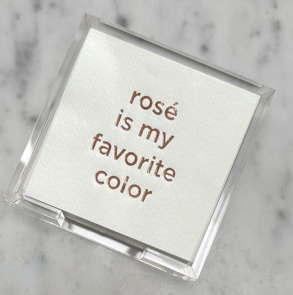 Rosé is My Favorite Color Hostess Set