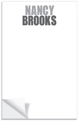 Jumbo Two Tone Notepad:           Customizable