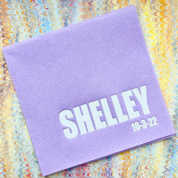 Shelley Logo Cocktail Napkins