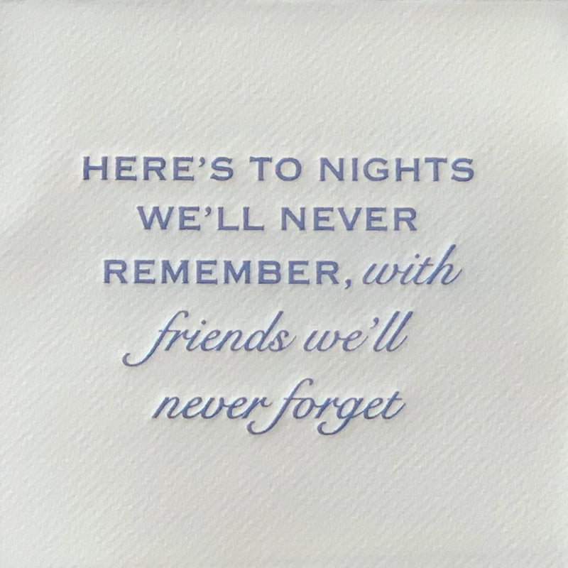 Friends Metallic Cocktail Napkins