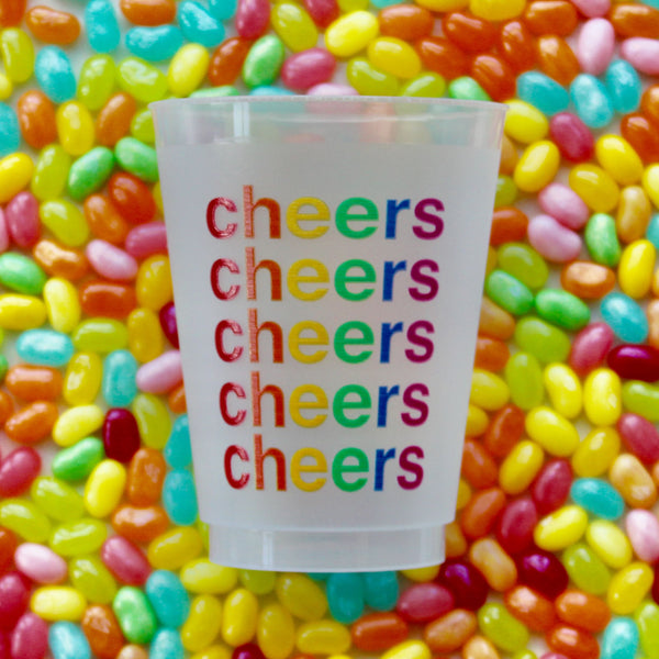 Rainbow Cheers Cup Set