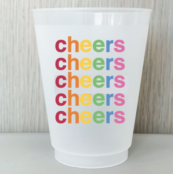 Rainbow Cheers Cup Set