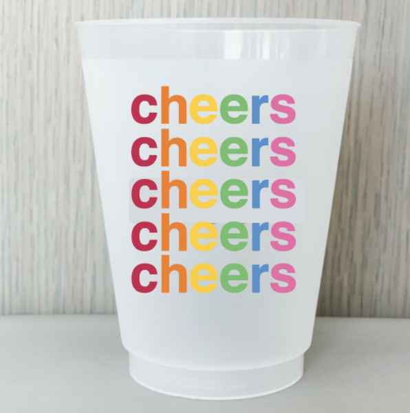 Rainbow Cheers Cup Set – LinedDesign