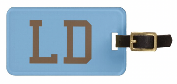 College Bound Initial Luggage Tags
