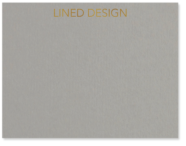 Plain & Simple Metallic Notecard Set