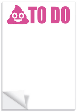 Poop To Do Notepad