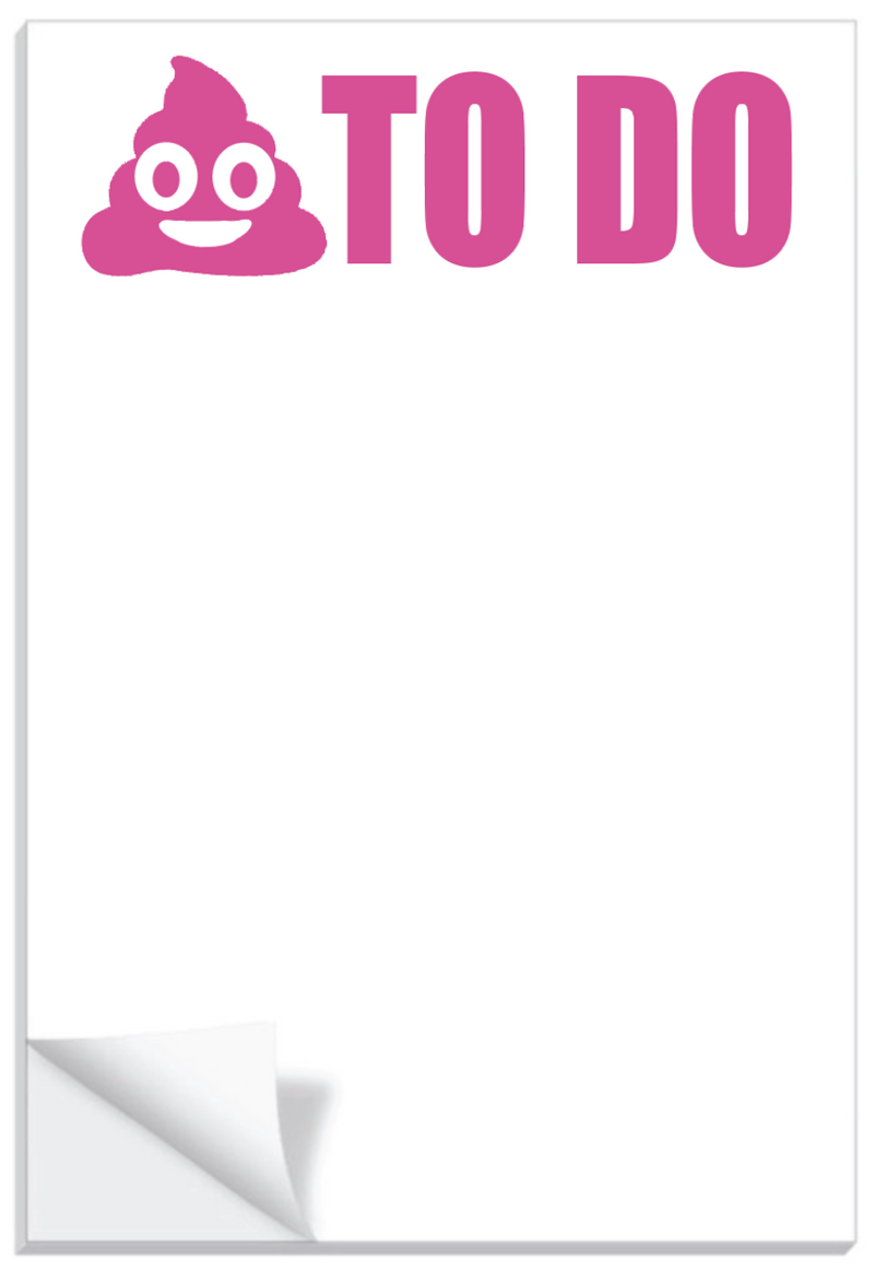 Poop To Do Notepad