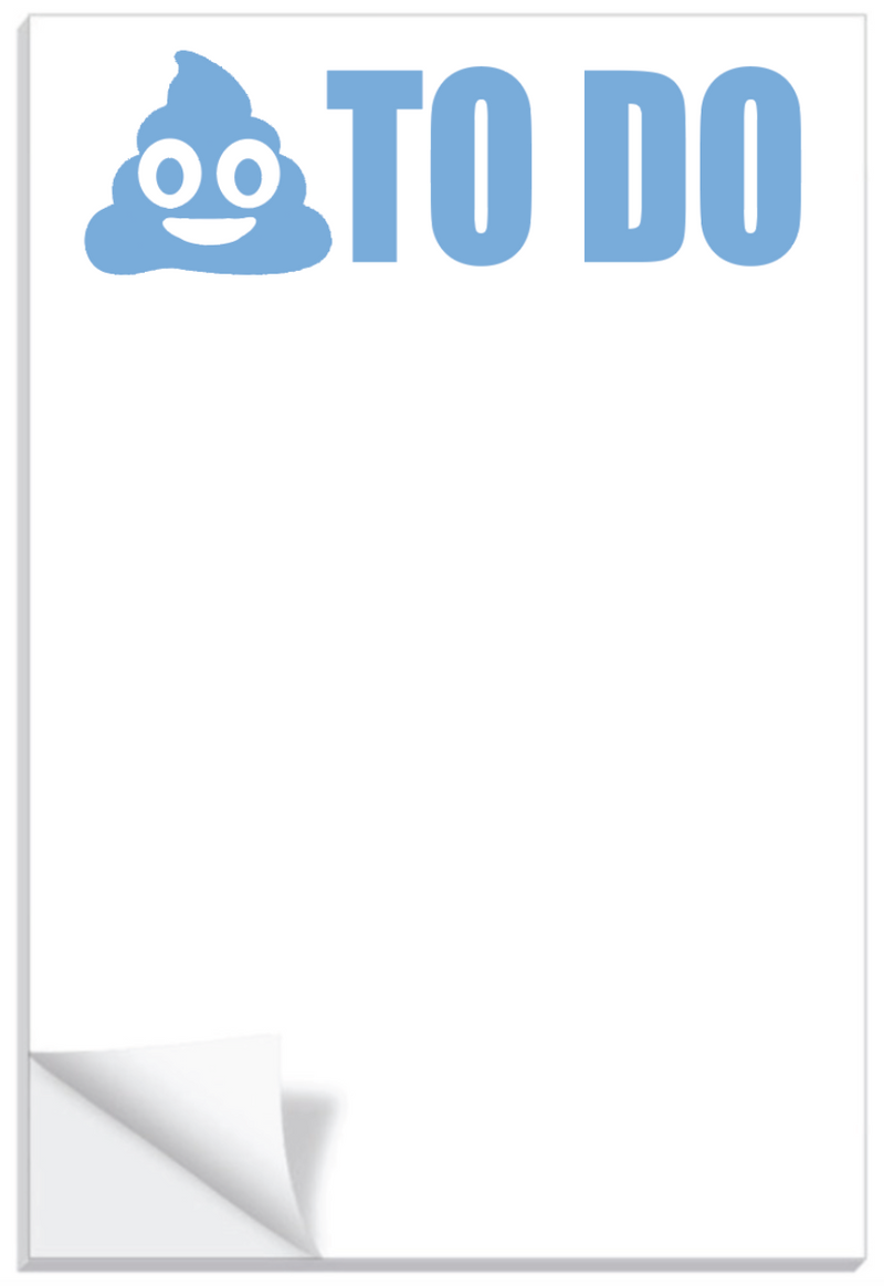 Poop To Do Notepad