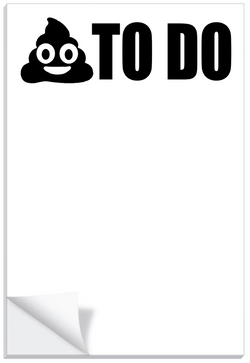 Poop To Do Notepad