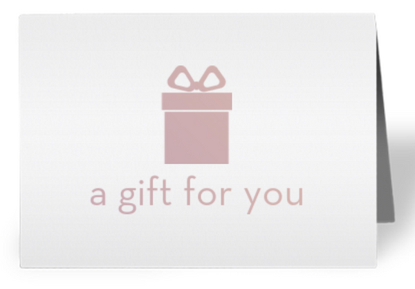 A Gift For You Metallic Card Enclosure:                     Pre-Printed