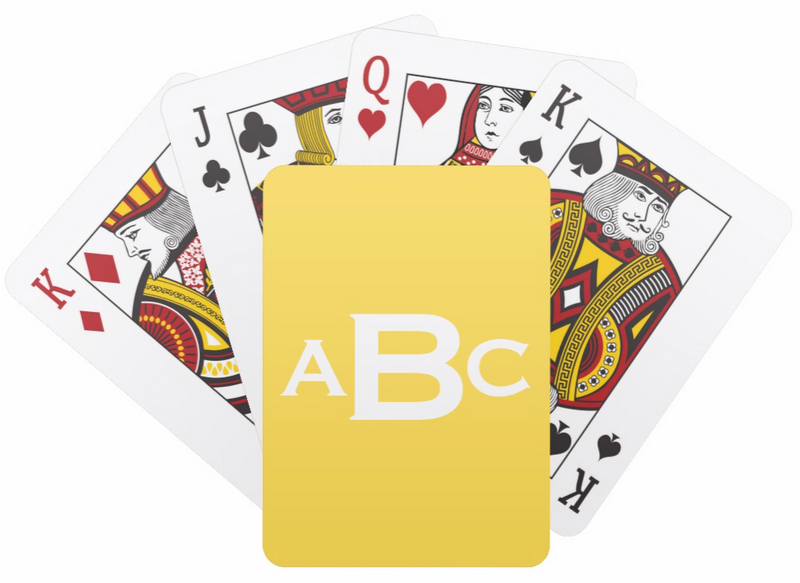 Monogram Playing Cards