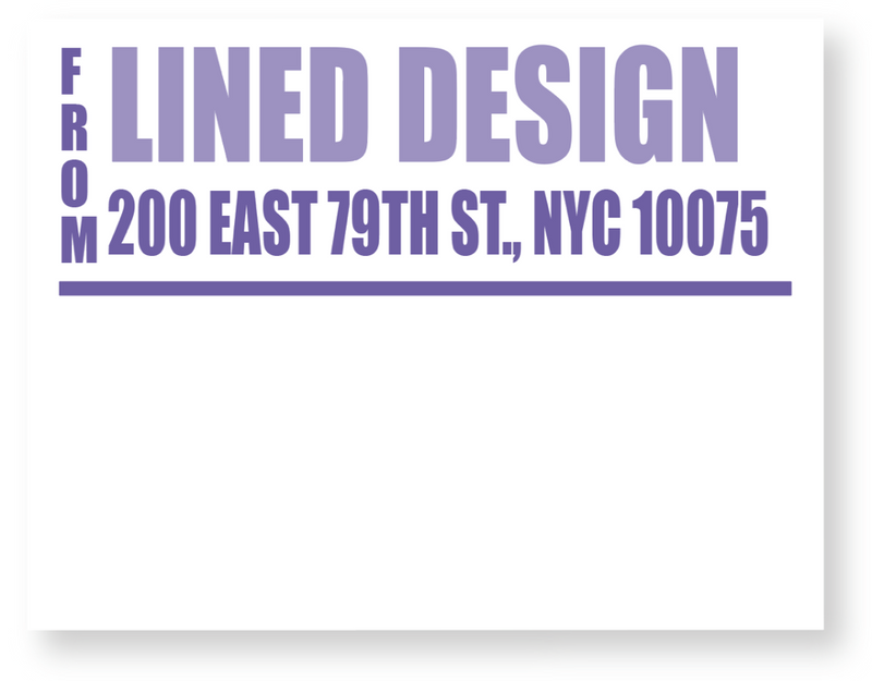 Jumbo Return Address Stickers