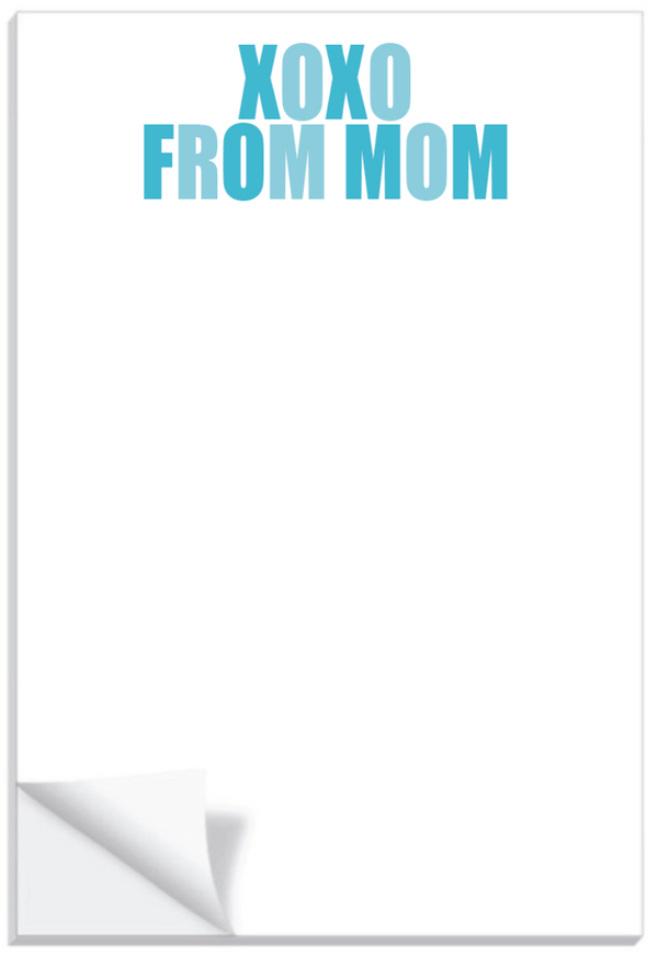 XOXO From Mom Printed Notebook - Best Writing Pads