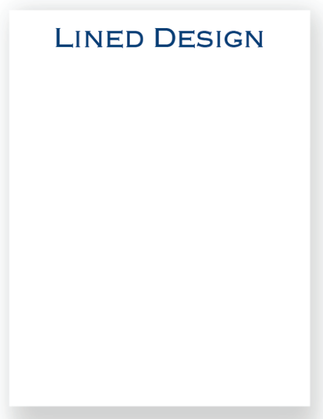 Mini Name Notepad:      Customizable