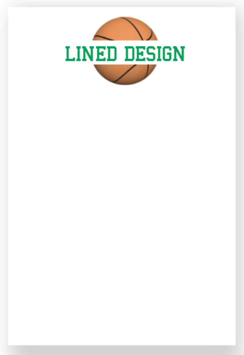 Jumbo Icon Notepad           Customizable