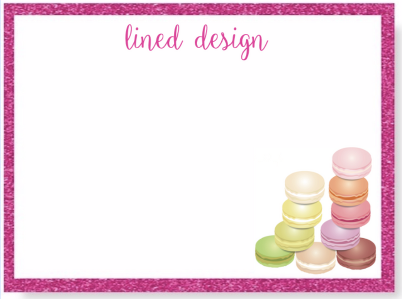 Glitter Colorful Printed Notecards For Kids Online