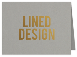 FOLD OVER Bold Metallic Notecard Set