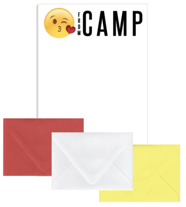 Kisses From Camp Printed Notepad For Writing Notes