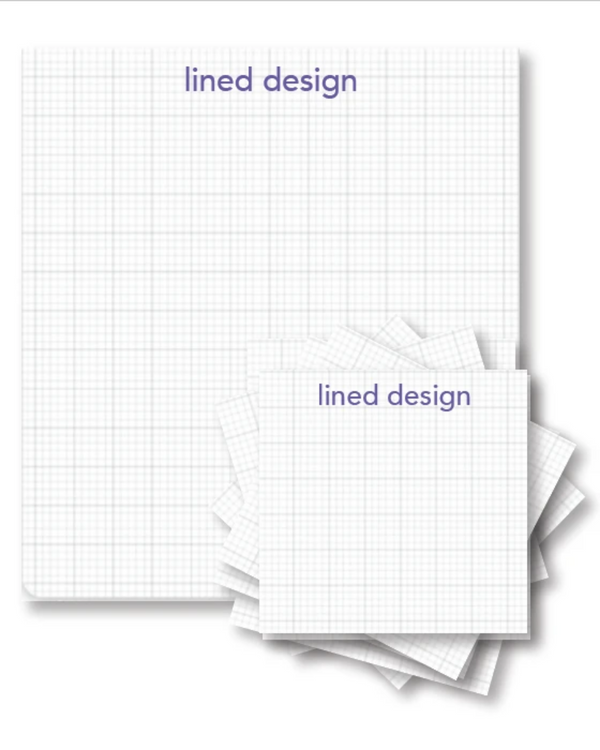 Graph Paper Pad & STICKY Note Set