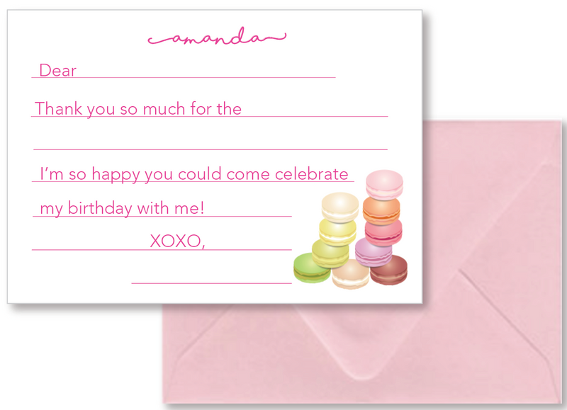 Fill in the Blanks Thank You Notes:     Customizable