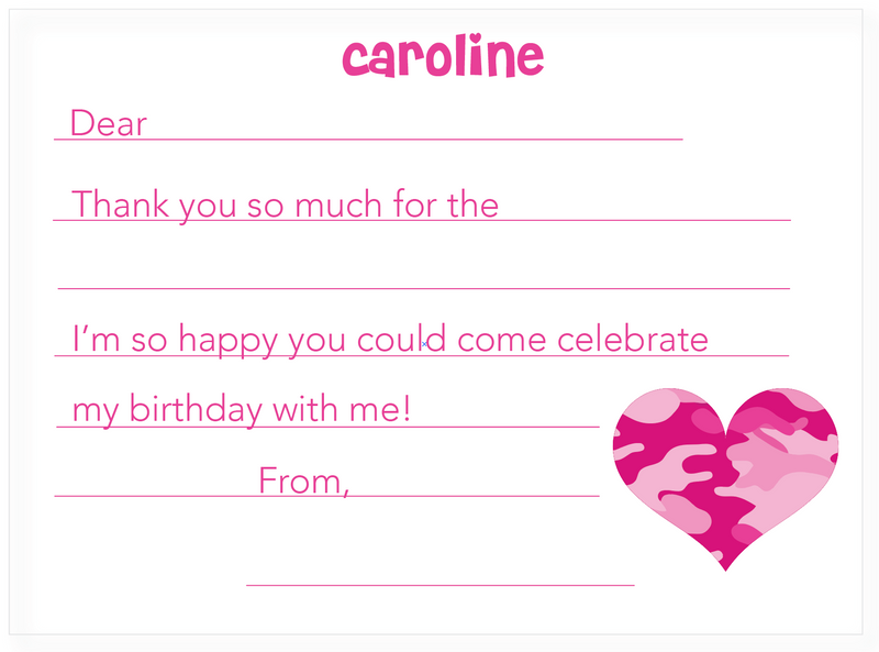 Fill in the Blanks Thank You Notes:     Customizable