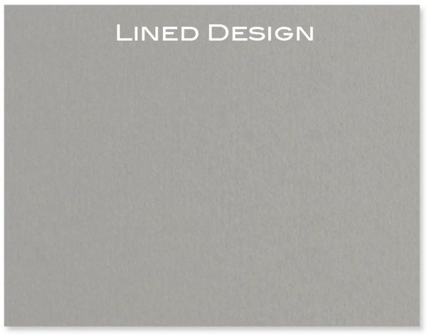 Plain & Simple White Ink Notecard Set